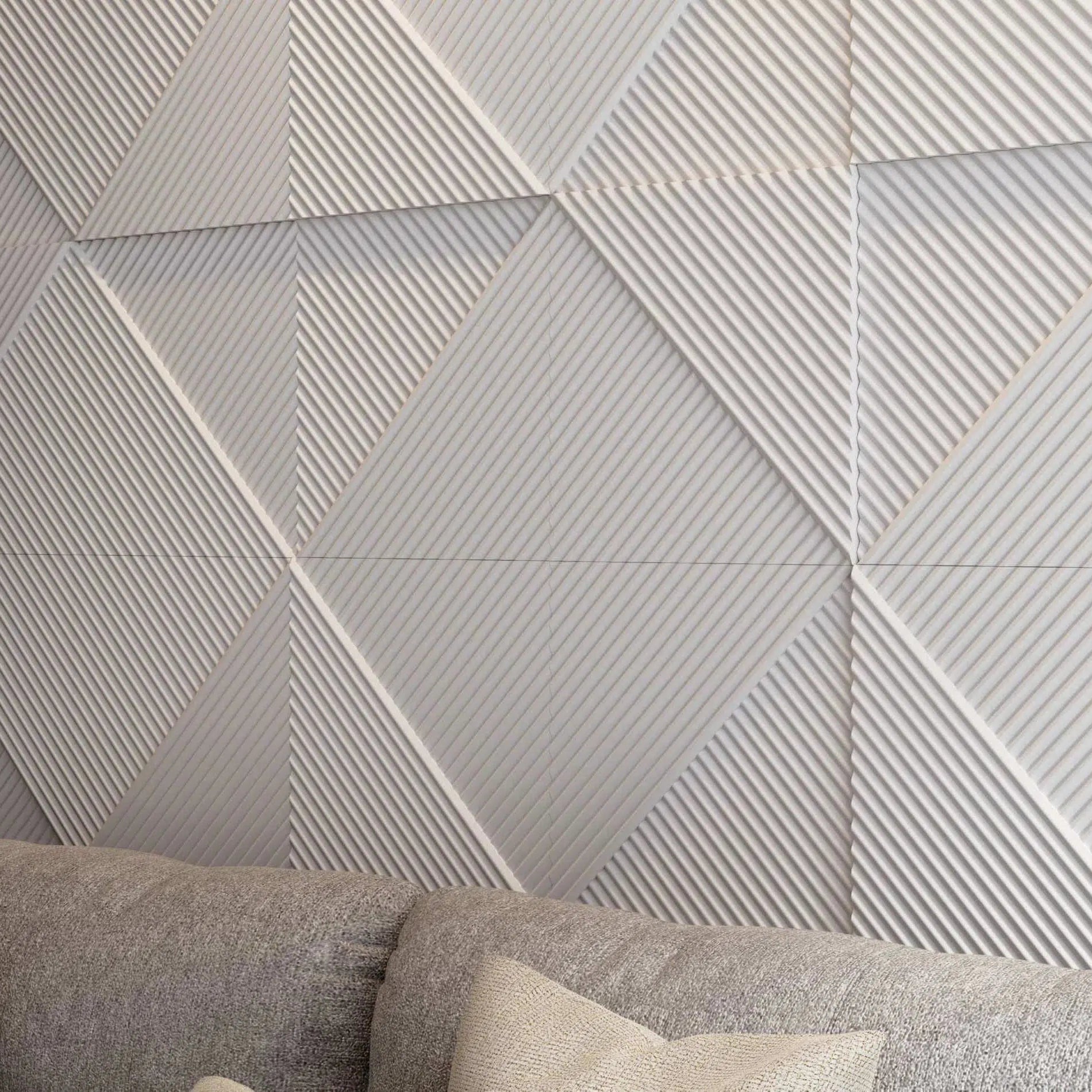 STRIPES 2 - 3D Decorative Wall Panels - Polystyrene closeup | DecorMania UK