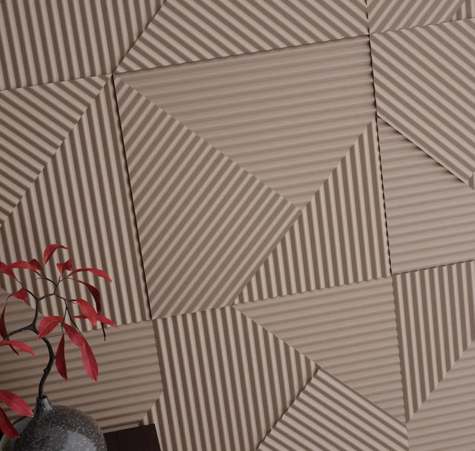 STRIPES 3D Decorative Wall Panels - Polystyrene texture closeup | DecorMania UK