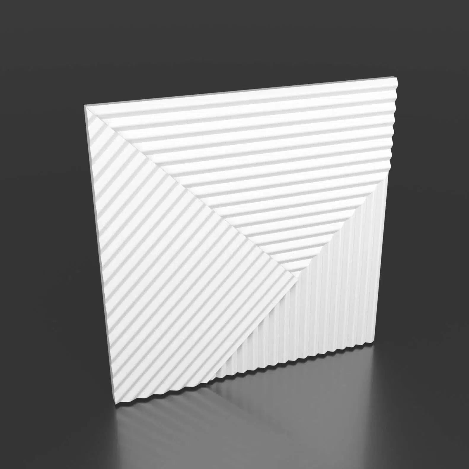 STRIPES 3D Decorative Wall Panels - Polystyrene on black background | DecorMania UK