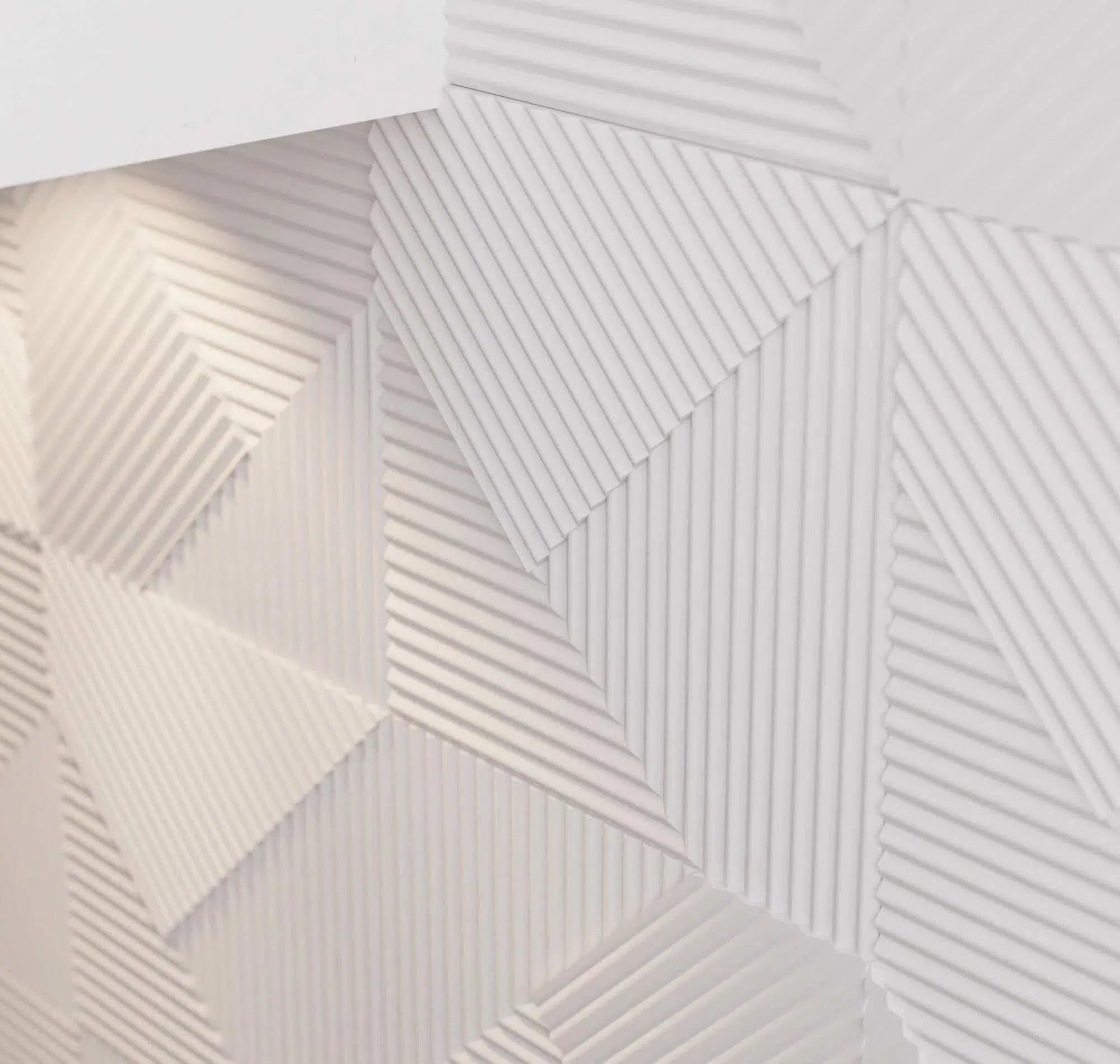 STRIPES 3D Decorative Wall Panels - Polystyrene texture closeup | DecorMania UK