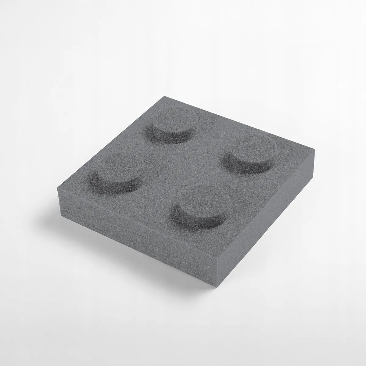 Soft Foam Wall Panels - BUILDING BLOCKS For Kids 25x25 on white background DecorMania UK