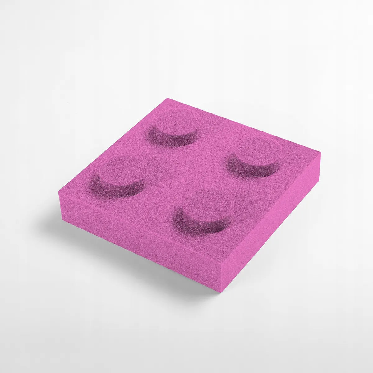 Soft Foam Wall Panels - BUILDING BLOCKS For Kids 25x25 on white background DecorMania UK