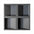 SQUARE 3D Acoustic Cork Wall Panels sample in a grey color | DecorMania UK