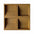 SQUARE 3D Acoustic Cork Wall Panels sample in a yellow color | DecorMania UK