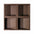SQUARE 3D Acoustic Cork Wall Panels sample in a brown color | DecorMania UK