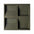 SQUARE 3D Acoustic Cork Wall Panels sample in a dark green color  | DecorMania UK