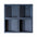 SQUARE 3D Acoustic Cork Wall Panels sample in a deep blue color  | DecorMania UK