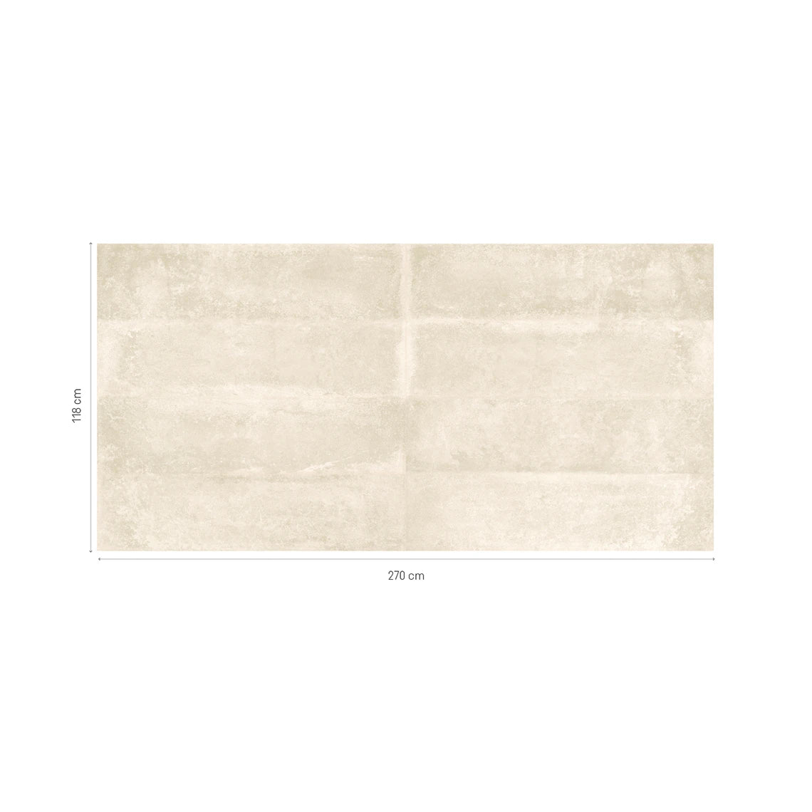 Desert Stone wall panel dimensions 270 cm x 118 cm