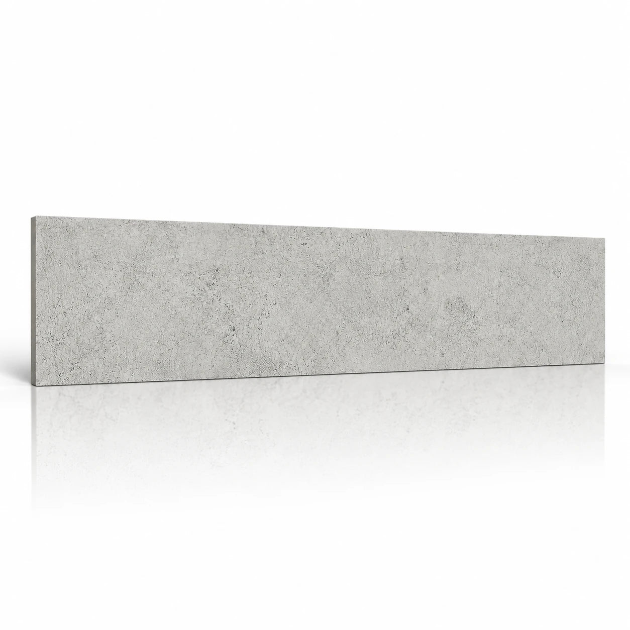 Grey Stone mineral composite wall panel on a white background
