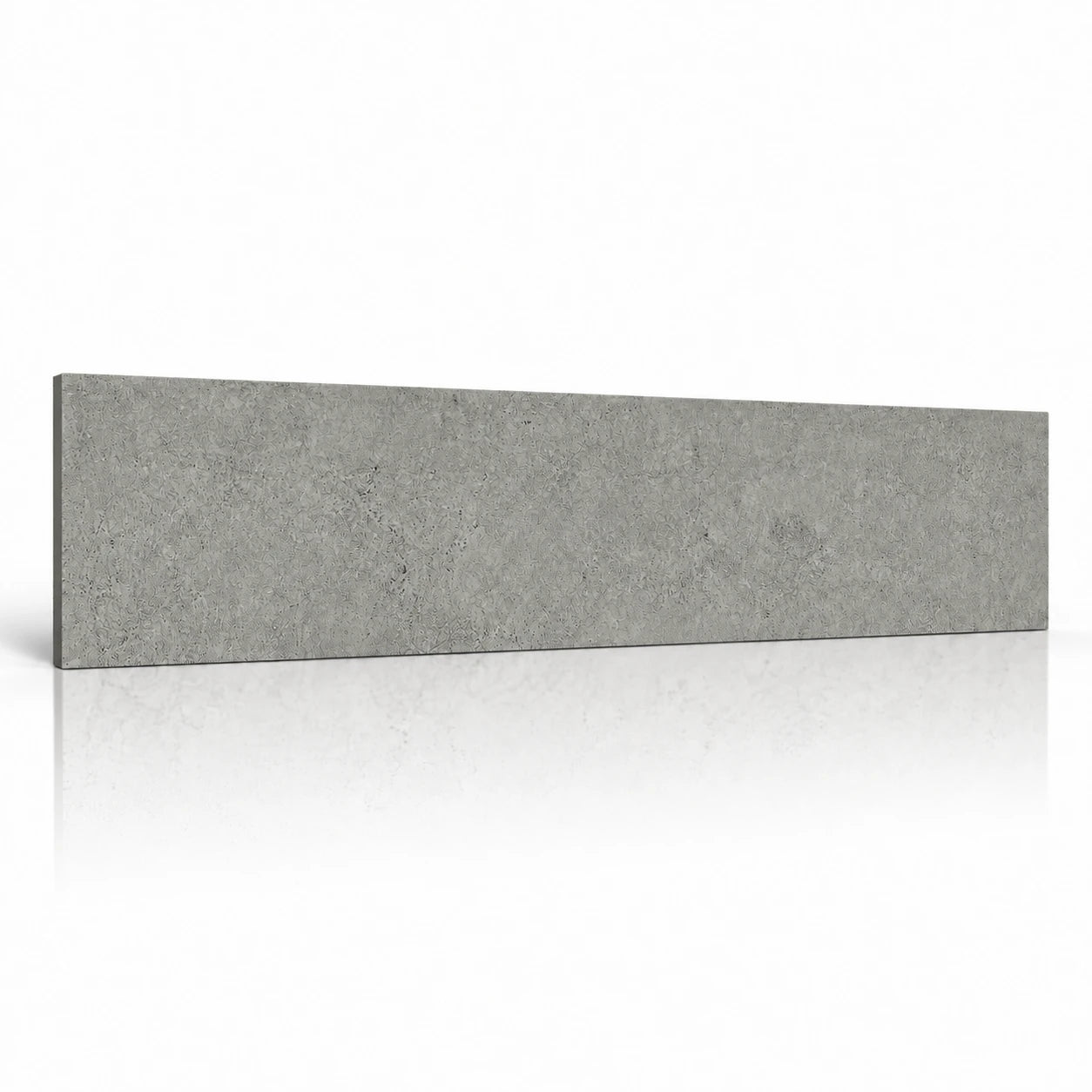 Loft Concrete grey textured wall panel shown at an angle on a white background with a soft reflection.