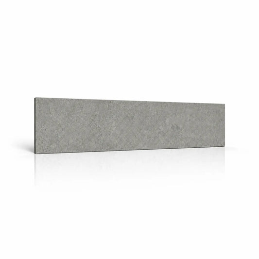 Loft Concrete grey textured wall panel shown at an angle on a white background with a soft reflection.