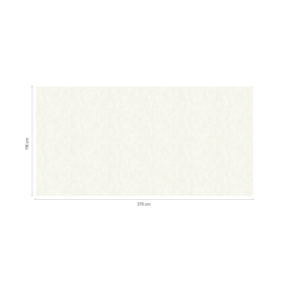 Stone Ivory wall panel shown with 270 × 118 cm dimensions