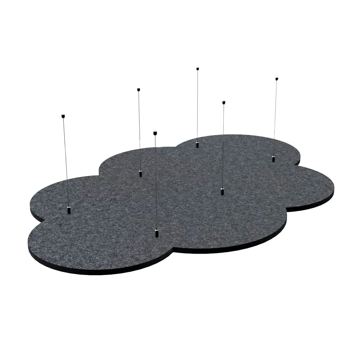 Suspended Ceiling Panels - Acoustic Felt CLOUD L on white interior Decormania UK