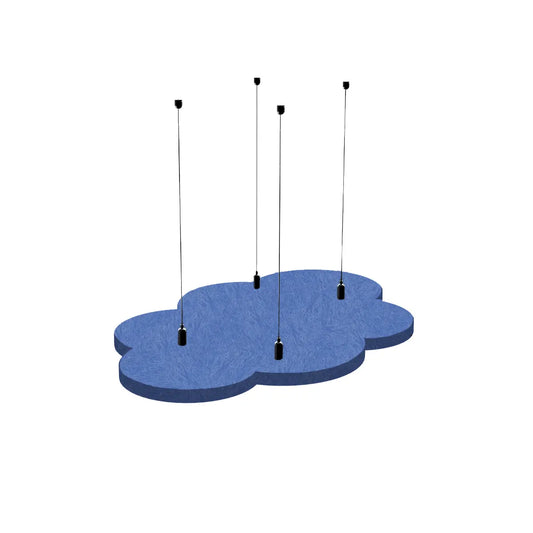 Suspended Ceiling Panels - Acoustic Felt CLOUD S on white background Decormania UK
