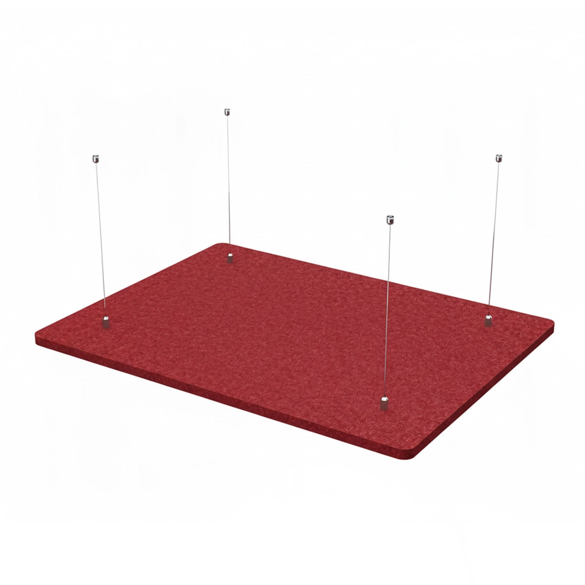 Suspended Ceiling Panels - Acoustic Felt RECTANGLE on white background DecorMania UK