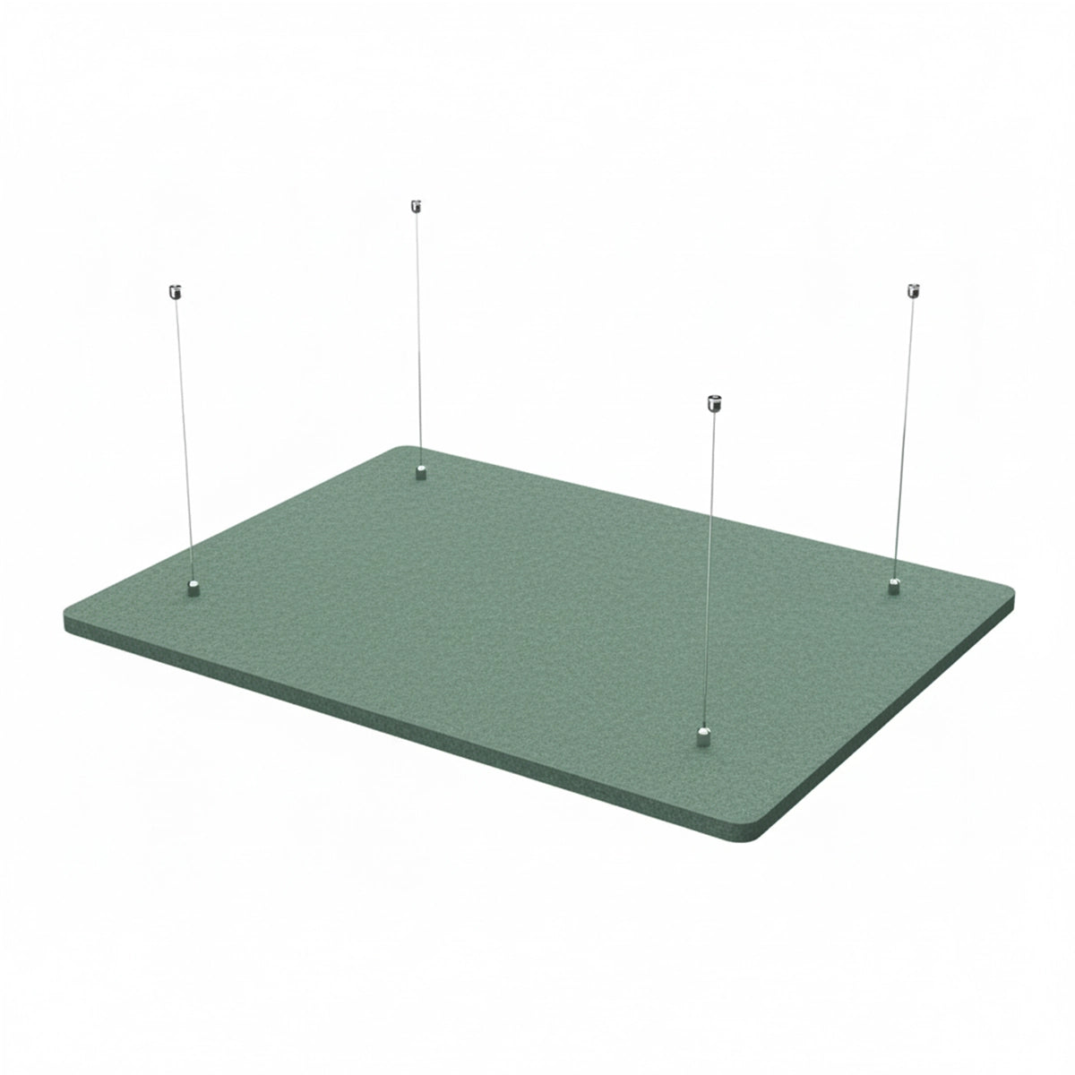 Suspended Ceiling Panels - Acoustic Felt RECTANGLE on white background DecorMania UK