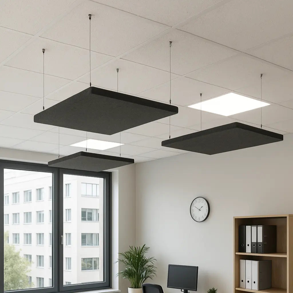 Suspended Ceiling Panels - Acoustic Felt RECTANGLE in office interior DecorMania UK