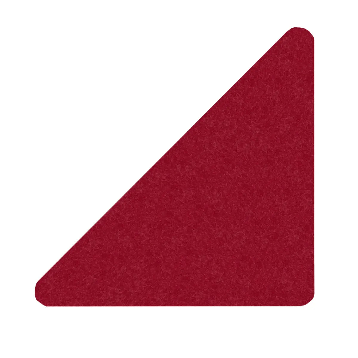 Suspended Ceiling Panels - Acoustic Felt TRIANGLE wine on white background Decormania UK