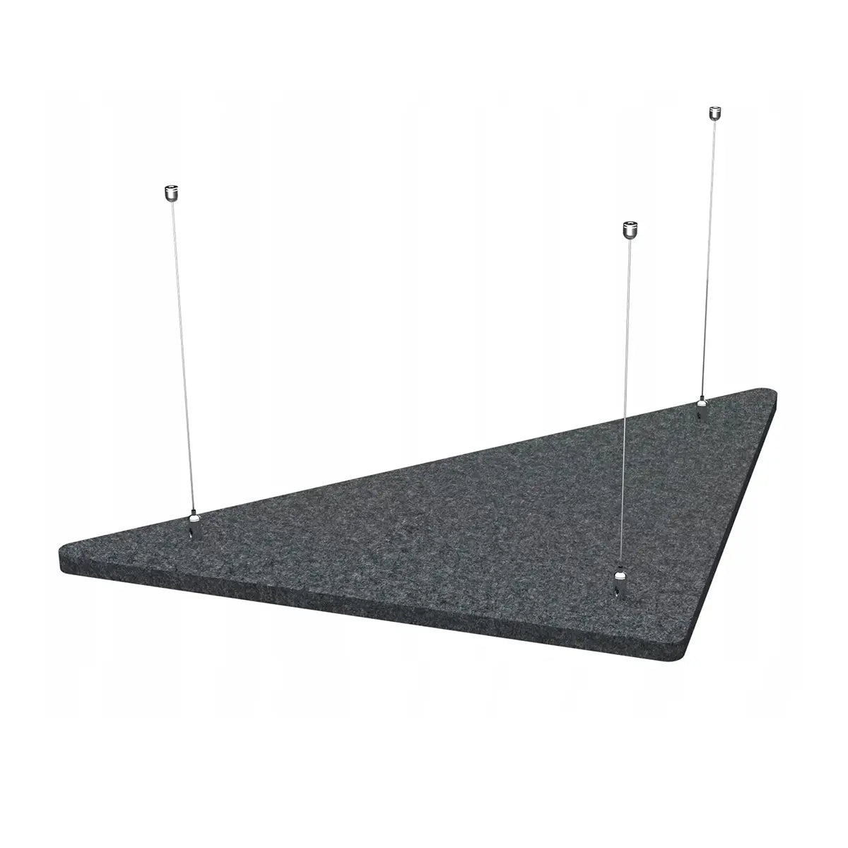 Suspended Ceiling Panels - Acoustic Felt TRIANGLE on white background Decormania UK