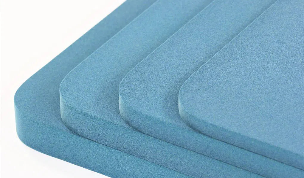 TELE L Soft Acoustic Wall Panel blue panels Decormania UK