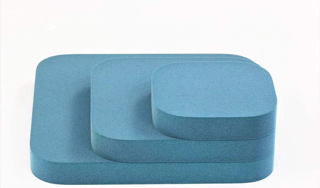 TELE S Soft Acoustic Wall Panels blue stack DecorMania UK