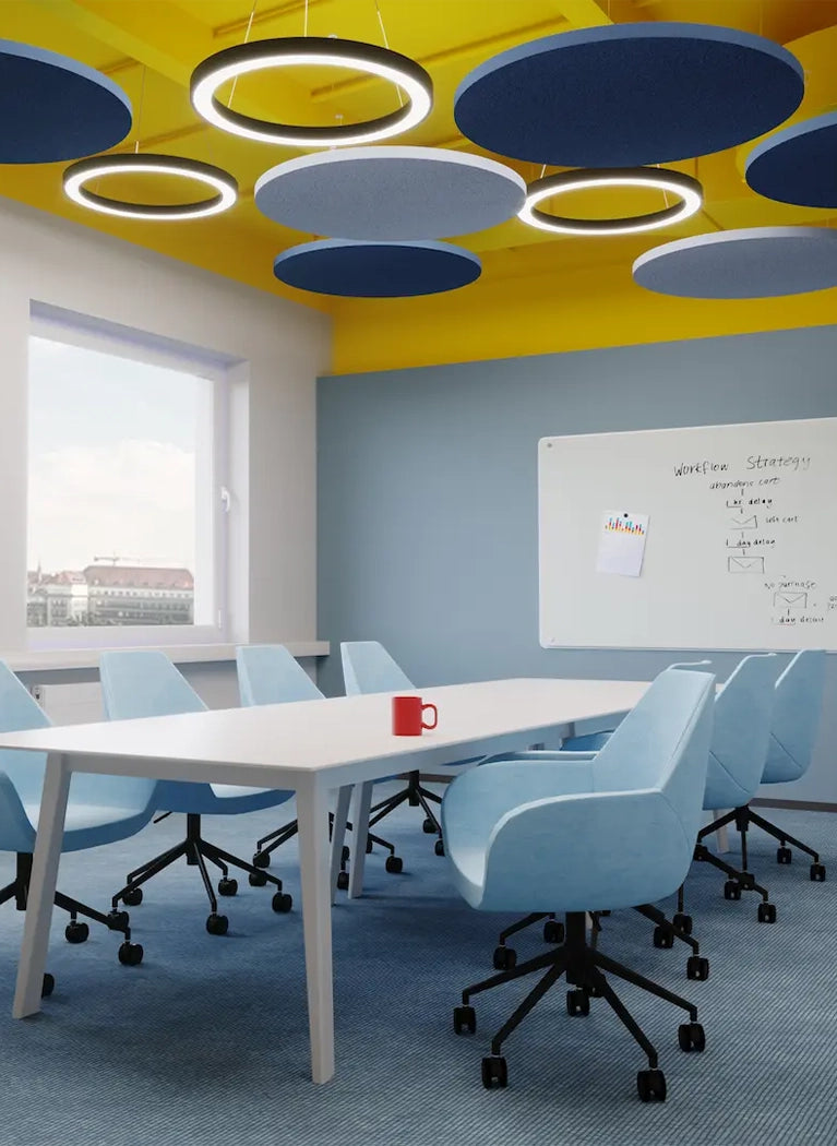 Dot AIR Acoustic Suspended Ceiling Panel in office interior Decormania