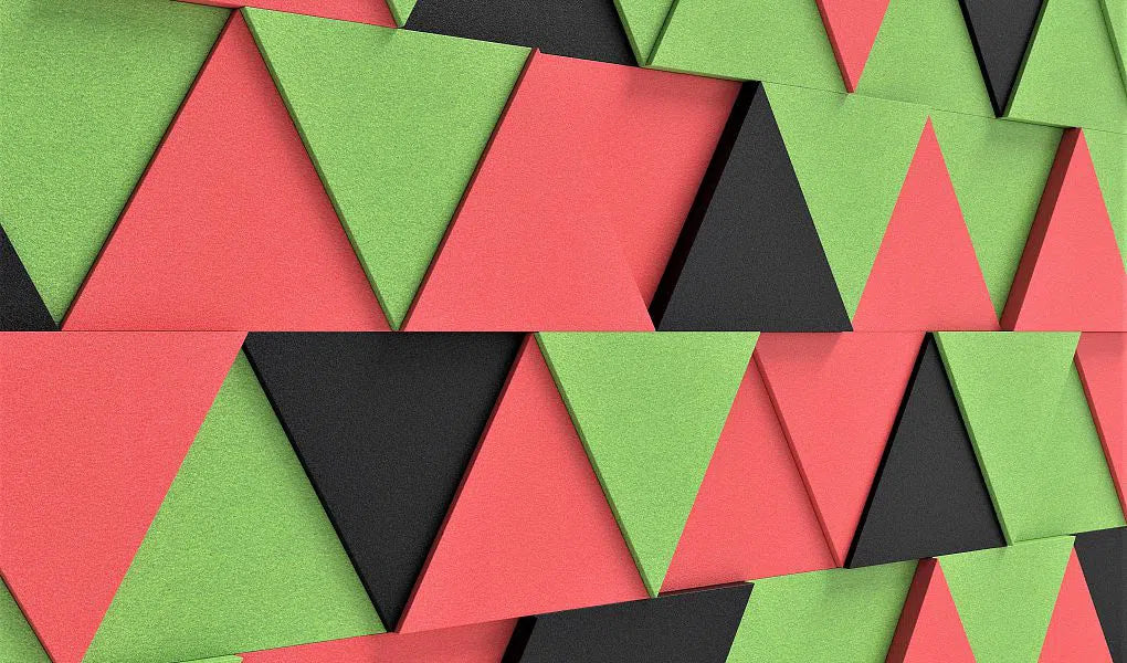 TRIADA Soft Acoustic Wall Panels colorful composition Decormania UK