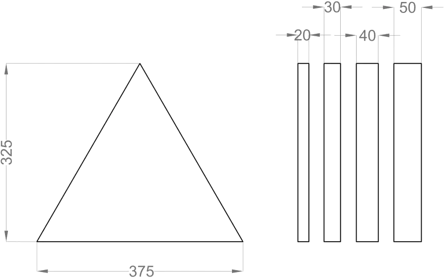 TRIADA Soft Acoustic Wall Panels dimensions Decormania UK