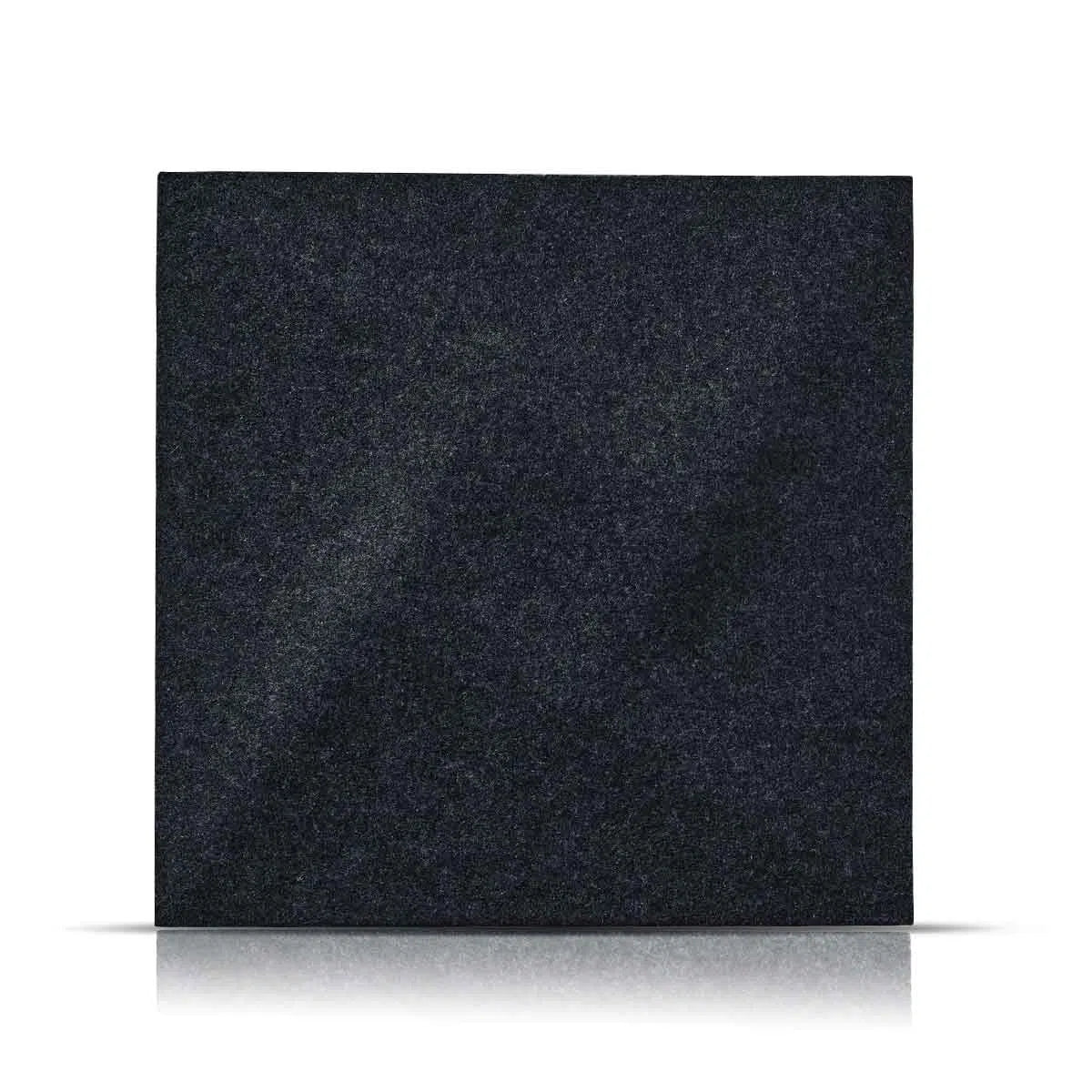 TWIST 3D Acoustic Felt Wall Panels on white background BLACK Multipack Decormania UK