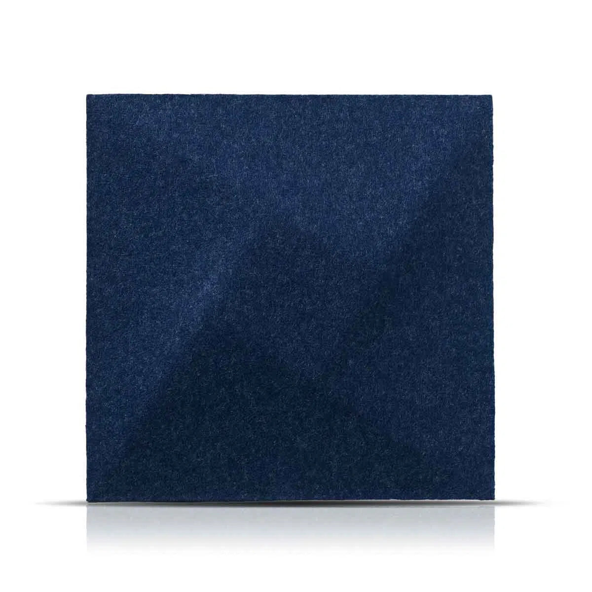 TWIST 3D Acoustic Felt Wall Panels on white background NAVY Multipack Decormania UK