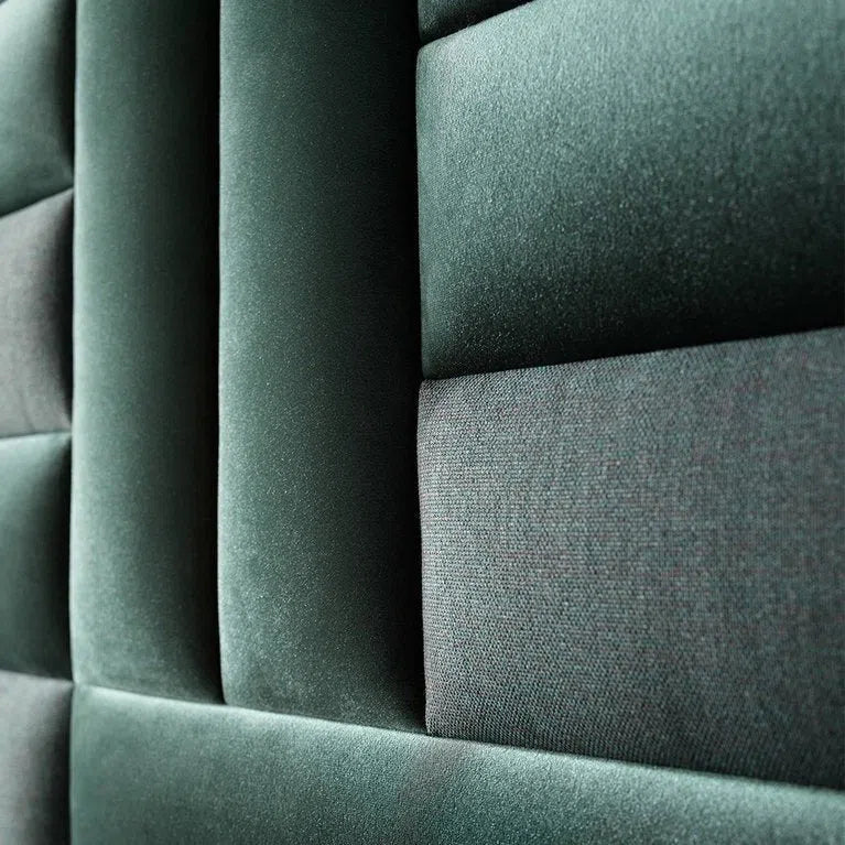 Upholstered Wall Panels 60x15 cm closeup detail DecorMania UK