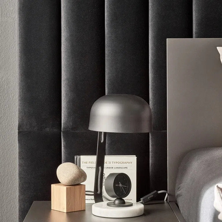 Upholstered Wall Panels 60x15 cm in bedroom interior DecorMania UK