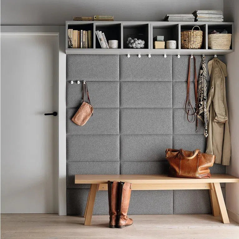 Upholstered Wall Panels 60x30 cm in hallway interior DecorMania UK