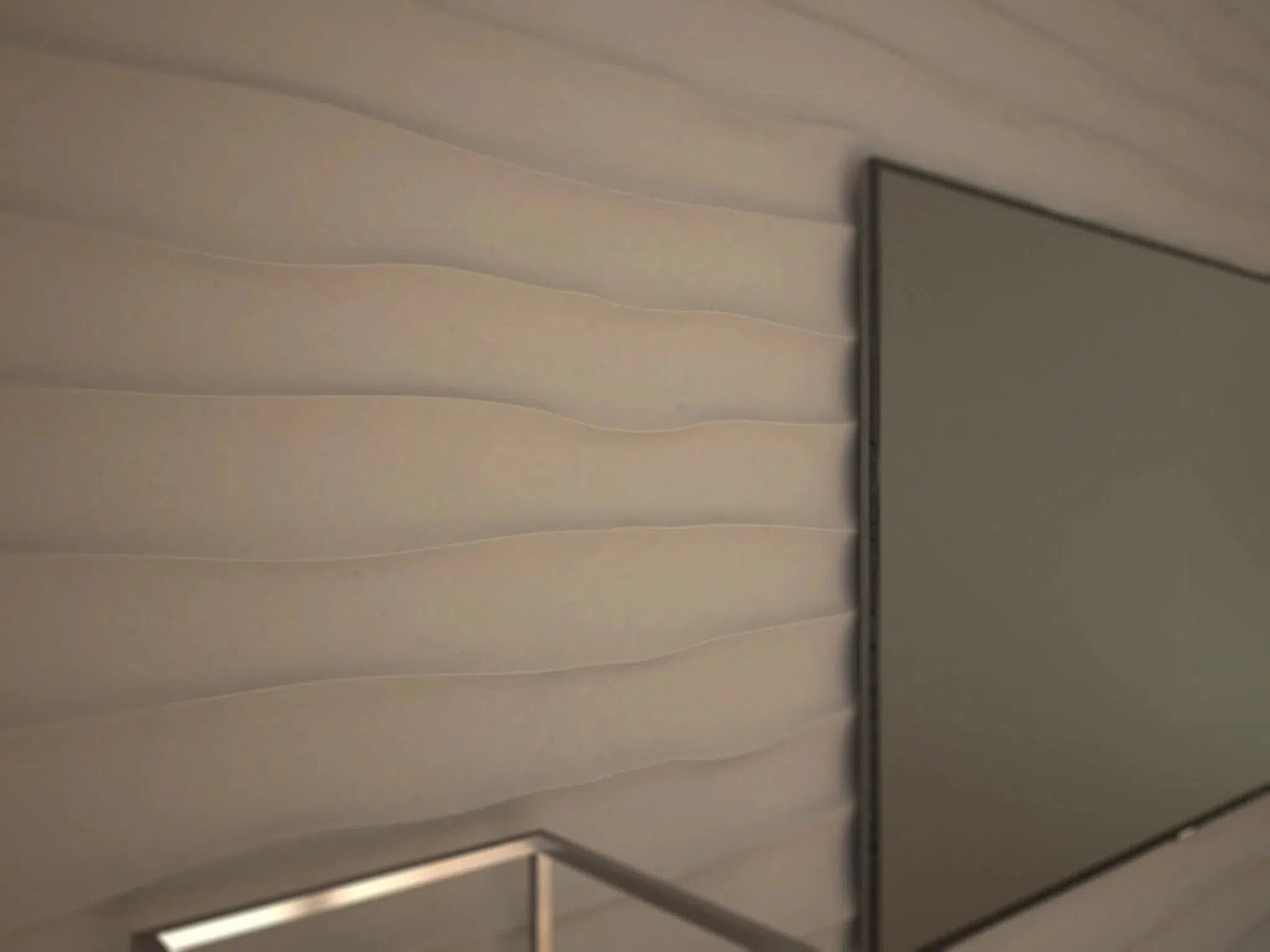 WAVES 3D Decorative Wall Panels - Polystyrene texure closeup | DecorMania UK