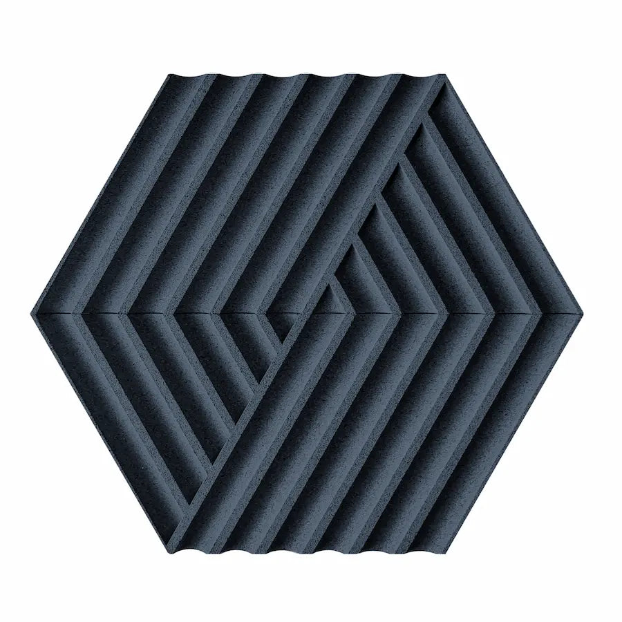 WEAVE 3D Cork Acoustic Wall Panels on white background DecorMania UK