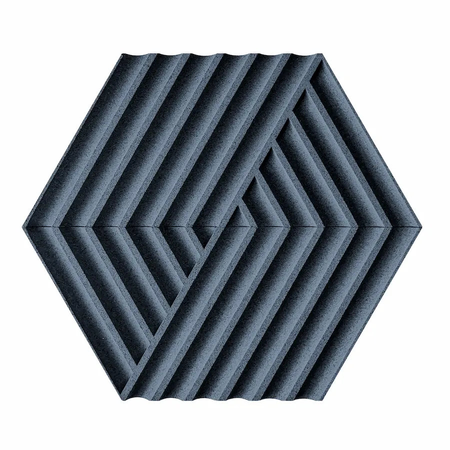 WEAVE 3D Cork Acoustic Wall Panels on white background DecorMania UK