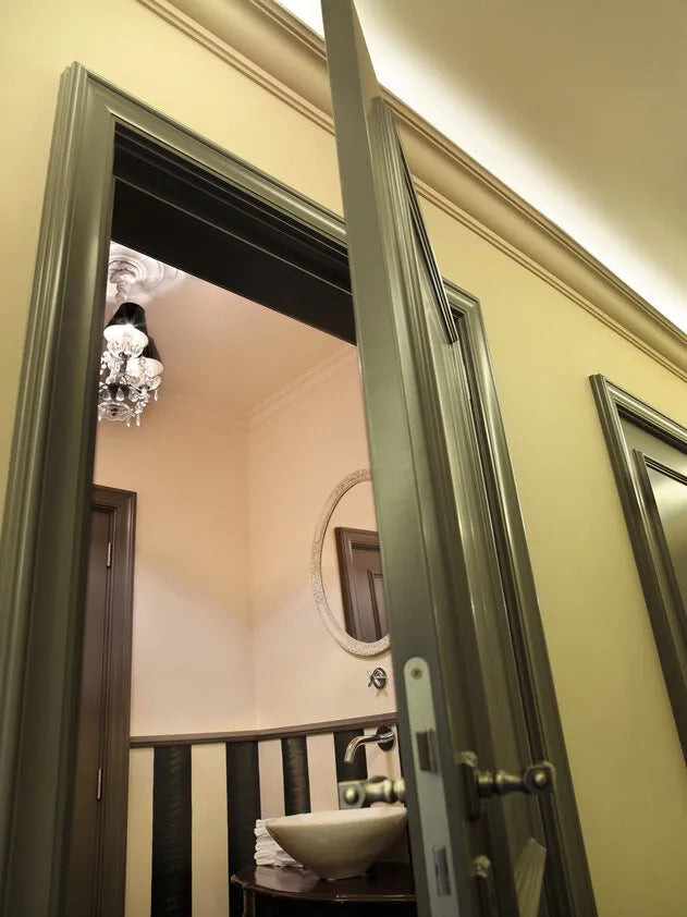 WL6 2M WALLSTYL ARCHITRAVE DADO RAIL - Dado Rail on a classic room | DecorMania UK
