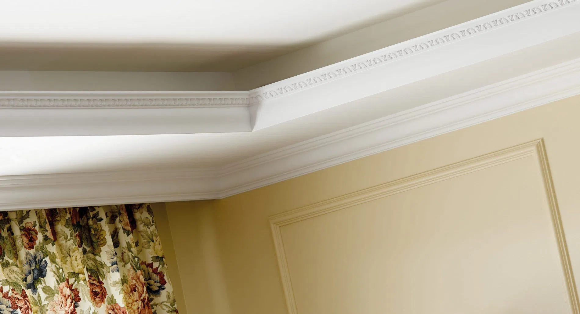 ANTHEA WT11 2.44M NMC Ceiling Coving in the cozy living room | DecorMania UK 