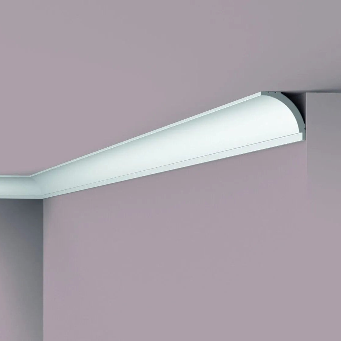 Close up view of WT16 WALLSTYL® Ceiling Coving | showcasing its sleek and detailed design | DecorMania UK