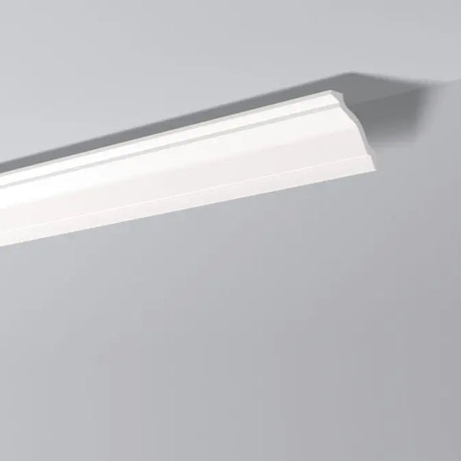 JESSICA (WT26) 2M NMC Ceiling Coving on the grey ceiling | DecorMania UK