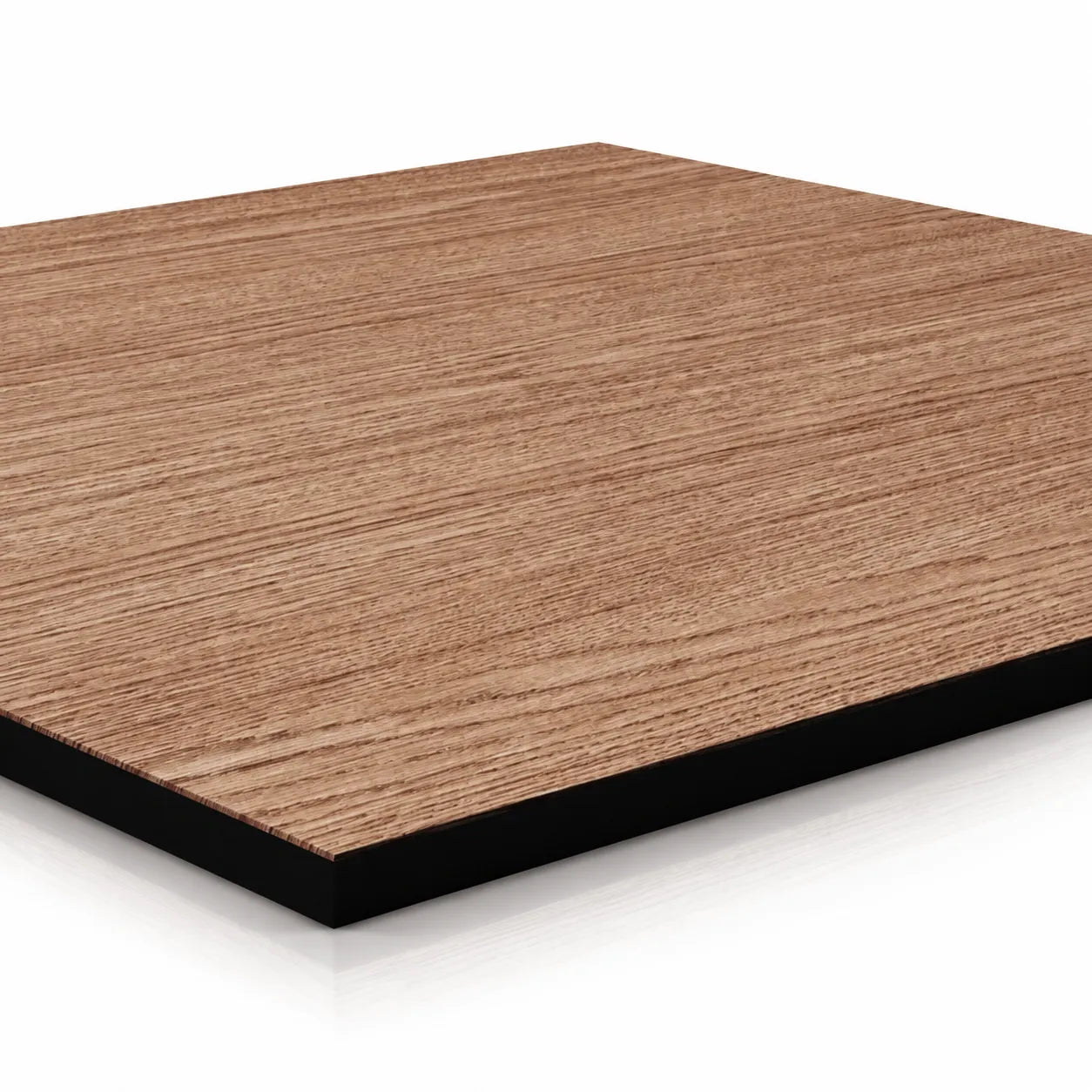 Close-up of Walnut GrooveCraft MDF panel with wood veneer