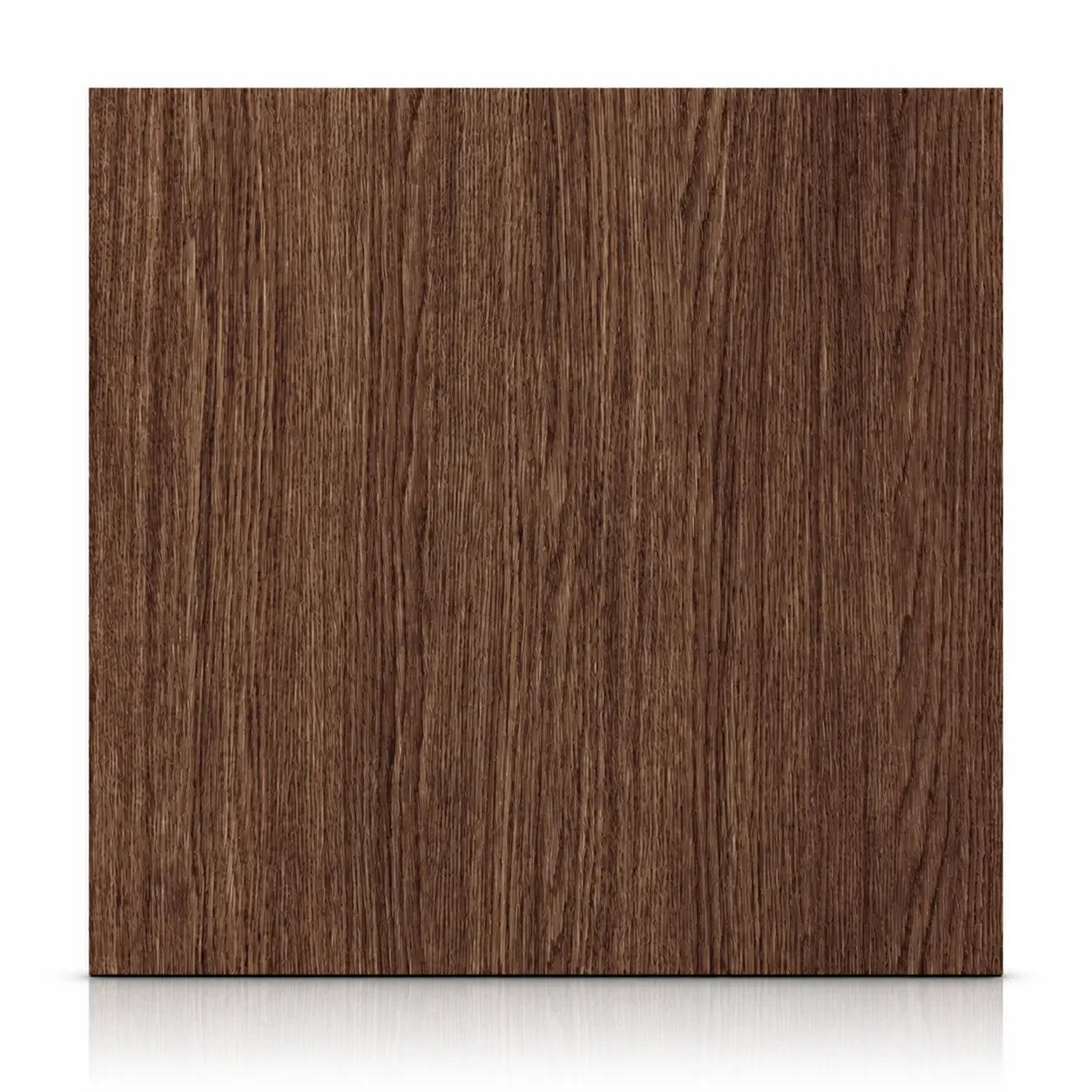 Walnut GrooveCraft smooth MDF wall panel 50 x 50 cm