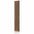 Walnut GrooveCraft Model 14 MDF wall panel 275 x 50 cm angled view