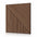 Walnut GrooveCraft MDF wall panel with geometric slat design