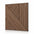 Walnut GrooveCraft MDF wall panel with geometric slat design