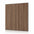 Walnut GrooveCraft Model 5 MDF wall panel with vertical slat design