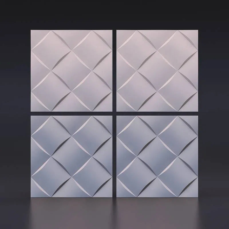 Close-up view of gypsum wall panels - Model Wicker | DecorMania UK