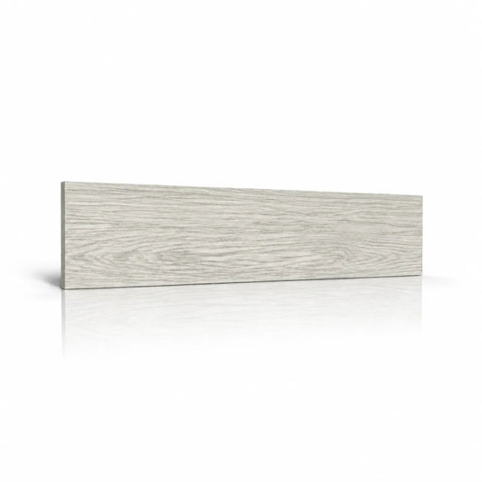 Wood Snowy wall panel with a pale whitewashed wood grain finish on a white background