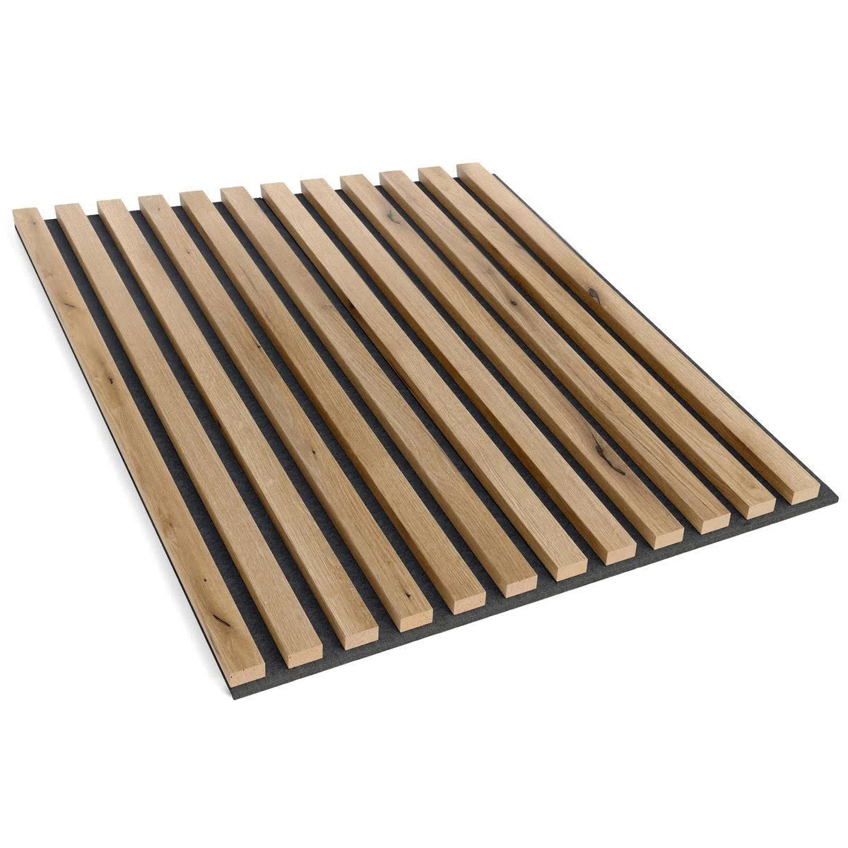Wooden Acoustic Panels - EUROPEAN OAK Wall Slats on white background DecorMania UK