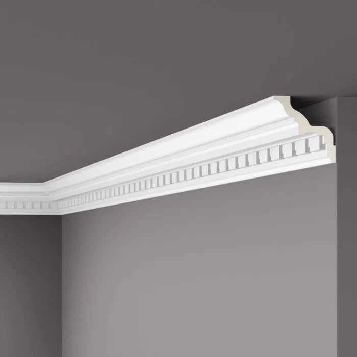 DANA (Z70) ARSTYL® 2.44M NMC Ceiling Coving in grey ceiling | DecorMania UK